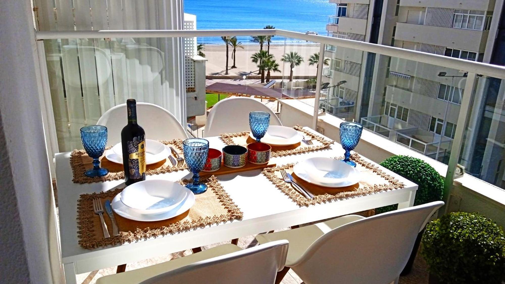 Apartamento Frente Al Mar Cullera Buitenkant foto